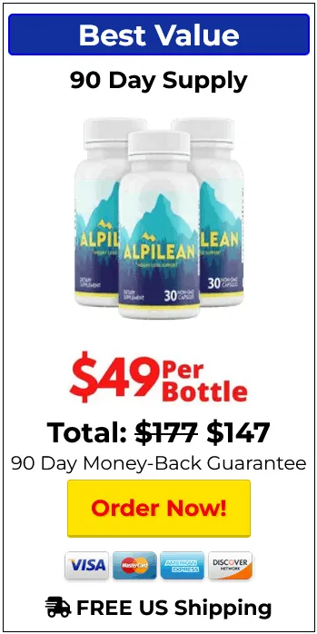 Alpilean 3 bottles